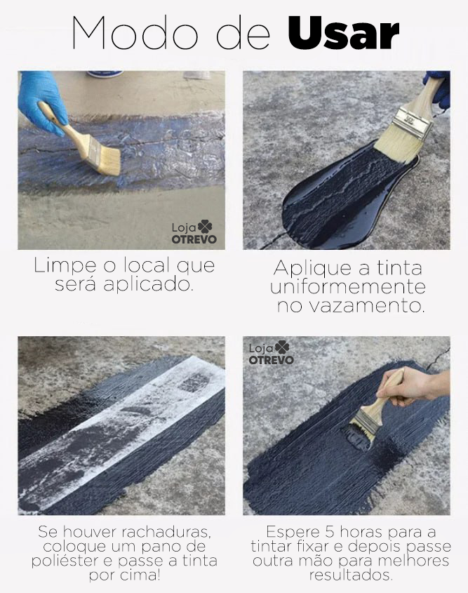 Tinta Impermeabilizante (Secagem Rápida)  - PaintMax®