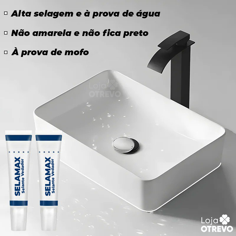 SELAMAX® - Selante Vedador Aprova d'água e Anti-Mofo